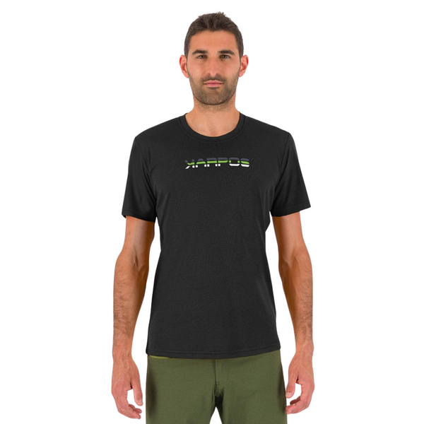 Karpos T-Shirt Loma - Homme  2500531 - BLACK-JASMINE GREEN-OMBRE