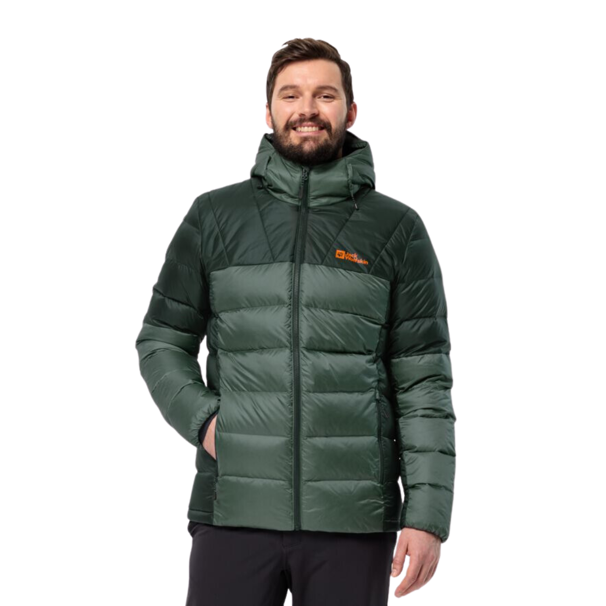 Jack Wolfskin Veste Nebelhorn Down Hoody - Homme 1207141 vert