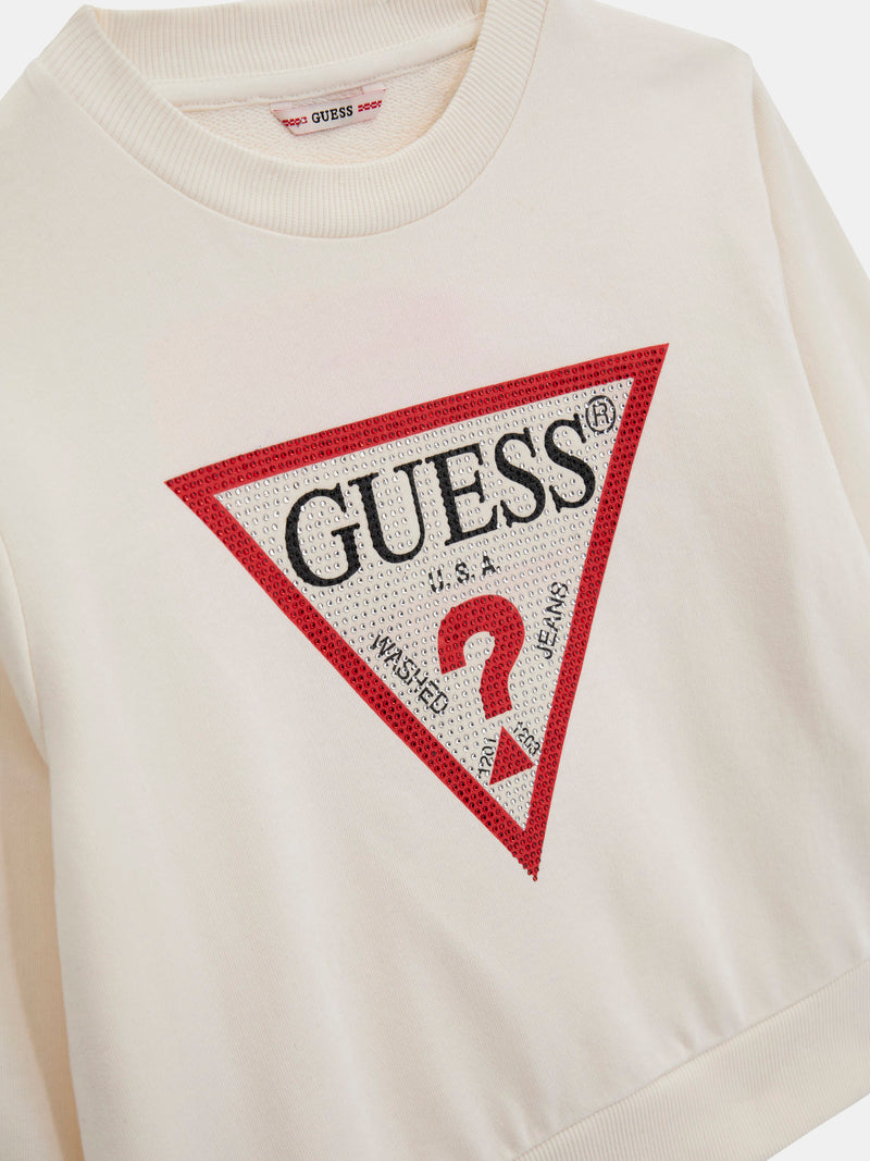 Guess Chandail À Manches Longues Active 7-16 Ans - Enfant