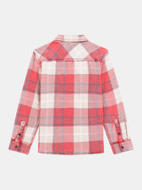 Guess Chemise À Manches Longues Flannelle Adj 8-16 Ans - Enfant