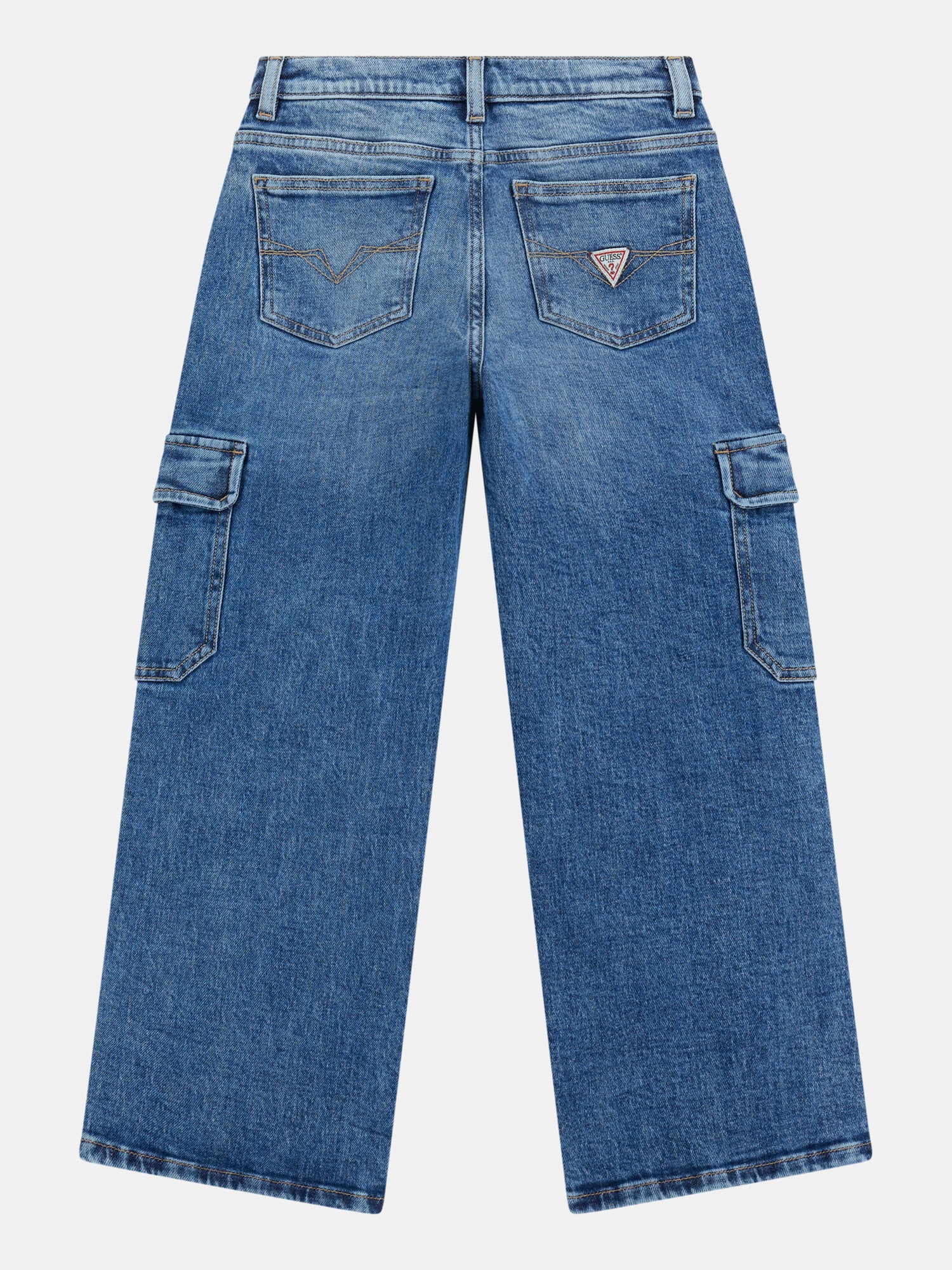 Guess Pantalon Oversize Cargo Denim - Enfant