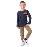 Nanö T-Shirt À Manches Longues 4-6 Ans - Enfant  f2405-09-2 - CHARBON