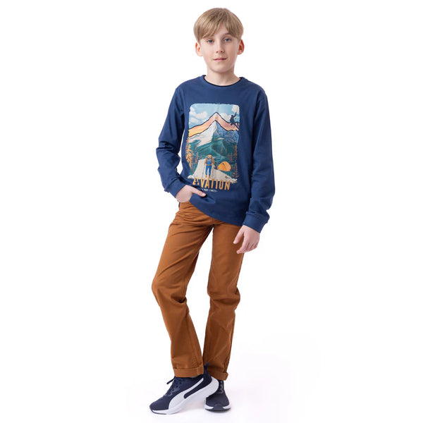 Nanö T-Shirt À Manches Longues 7-10 Ans - Enfant f2407-07-3 - MARINE