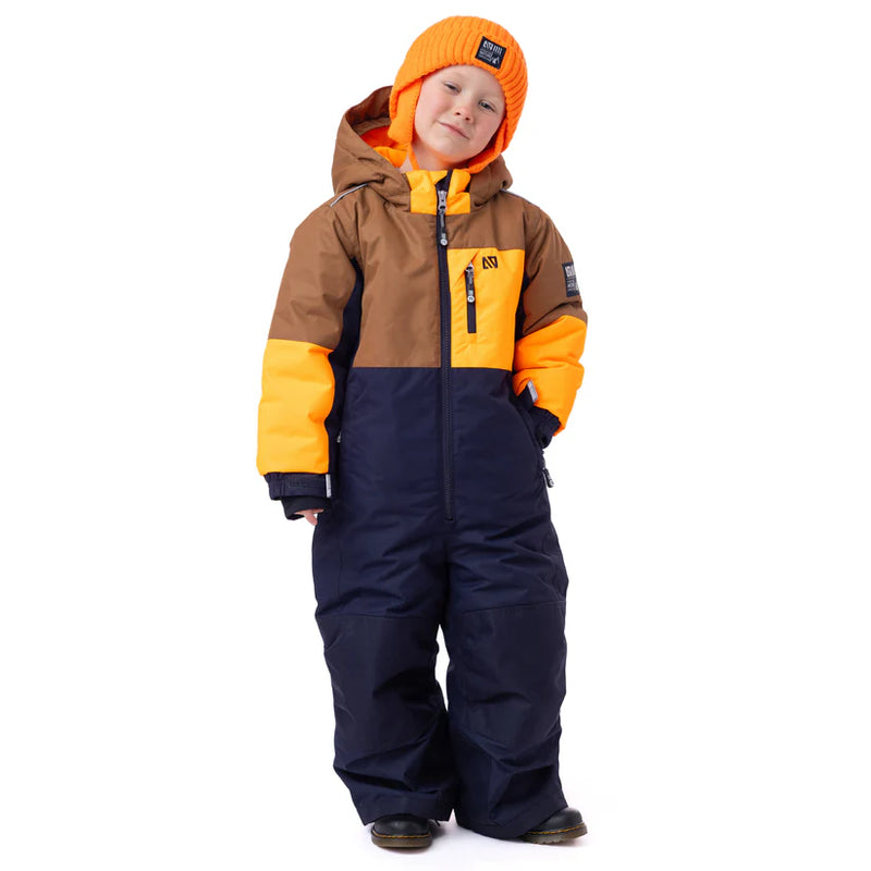 f24m667  Nanö Habit De Neige Une-Pièce Shawn 2-6 Ans - Enfant - BRUN