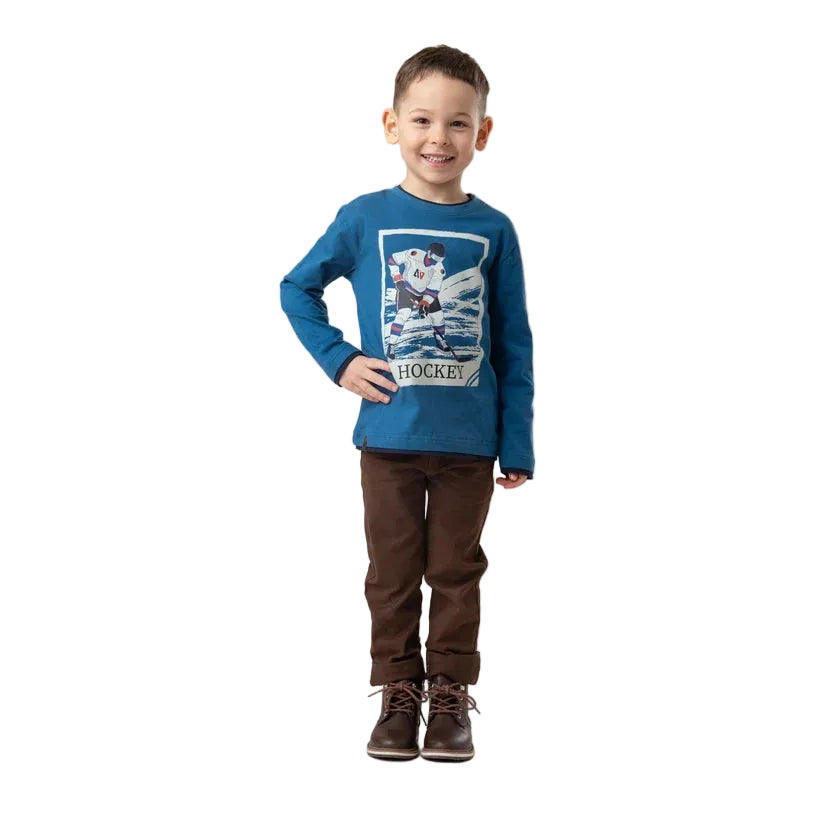  f2603-02
NANÖ CHANDAIL À MANCHES LONGUE HOCKEY 4-10 ANS - ENFANT - BLEU