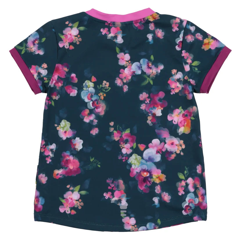NANÖ CHANDAIL ATHLÉTIQUE FLEUR SARCELLE 4-10 ANS - ENFANT