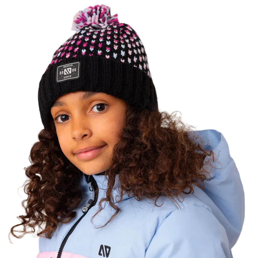 f26tu256-2
NANÖ TUQUE TRICOT ANABEL 7 - 14 ANS - ENFANT - NOIR