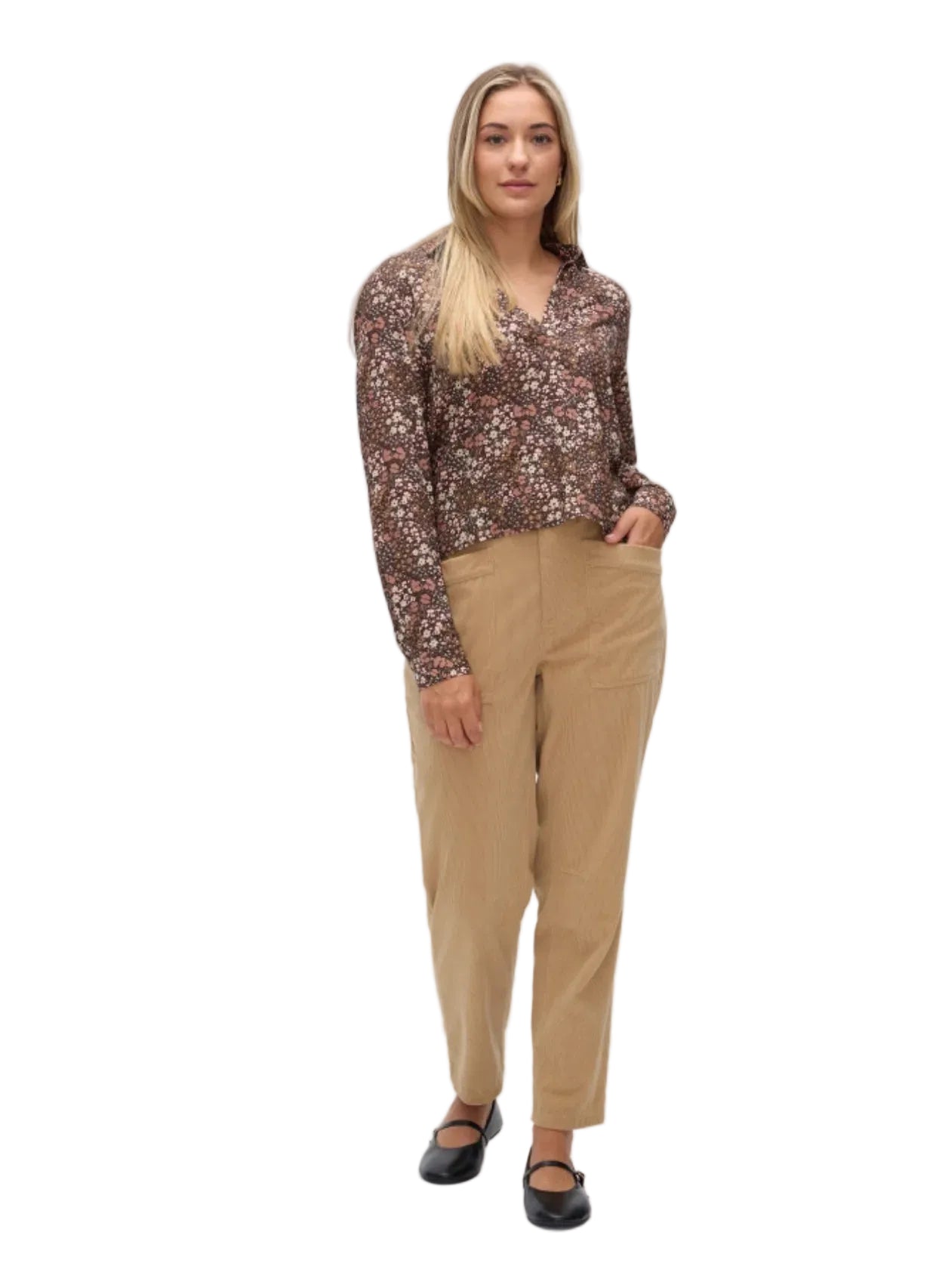  tpq15115-v
FIG CHEMISE À MANCHES LONGUES JUIN - FEMME - RÊVERIE CACAO/0649