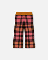 Deux Par Deux Pantalon Knitted Plaid 7/8 3-6 Ans - Enfant