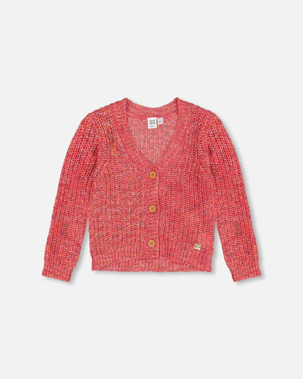 Deux Par Deux Knit Cardigan À Manches Longues 3-6 Ans - Enfant