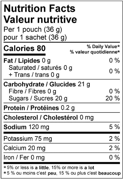 KRONO GEL ÉNERGÉTIQUE ÉRABLE ET POMME