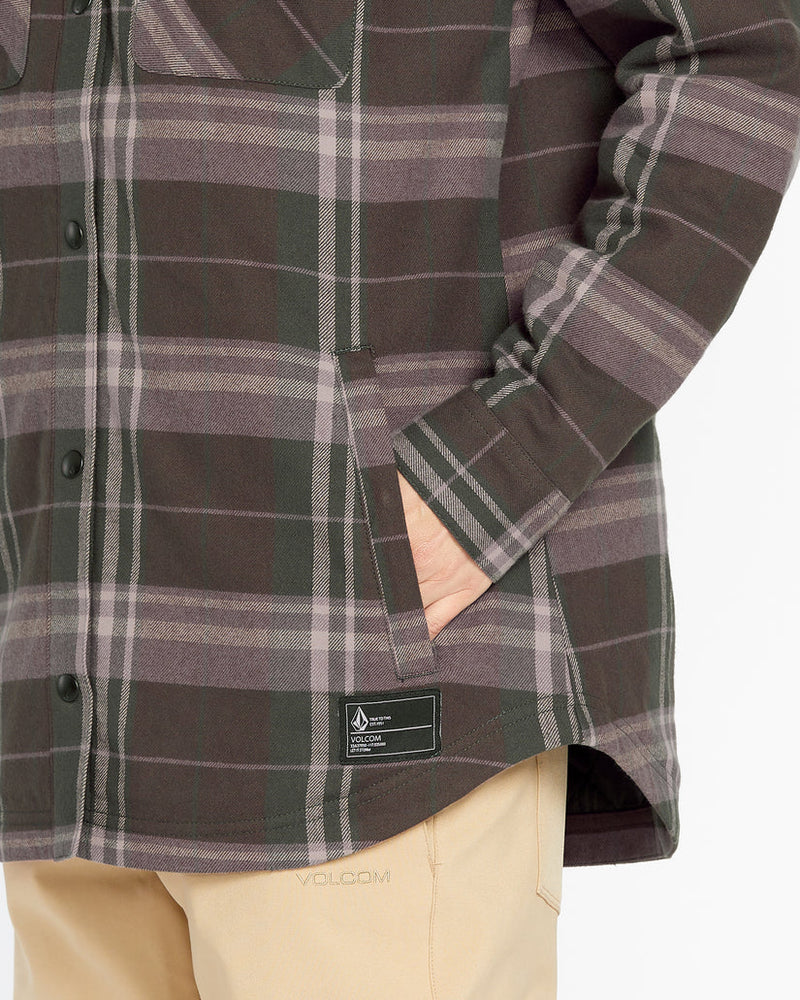 Volcom Chemise À Manches Longues Isolée Riding Flannel - Femme