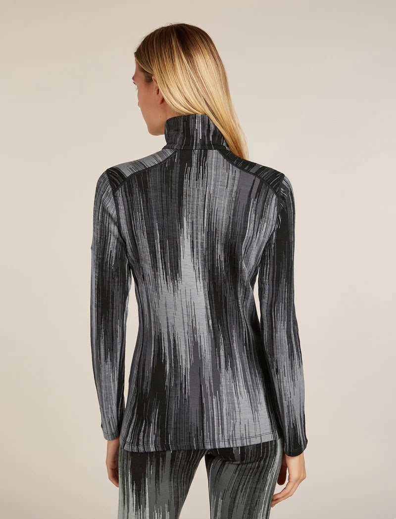 Icebreaker Chandail À Manches Longues Merino 260 Tech Vertex Half Zip - Femme