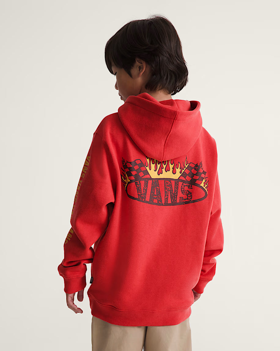 Vans Chandail À Capuchon Racing Flames - Enfant