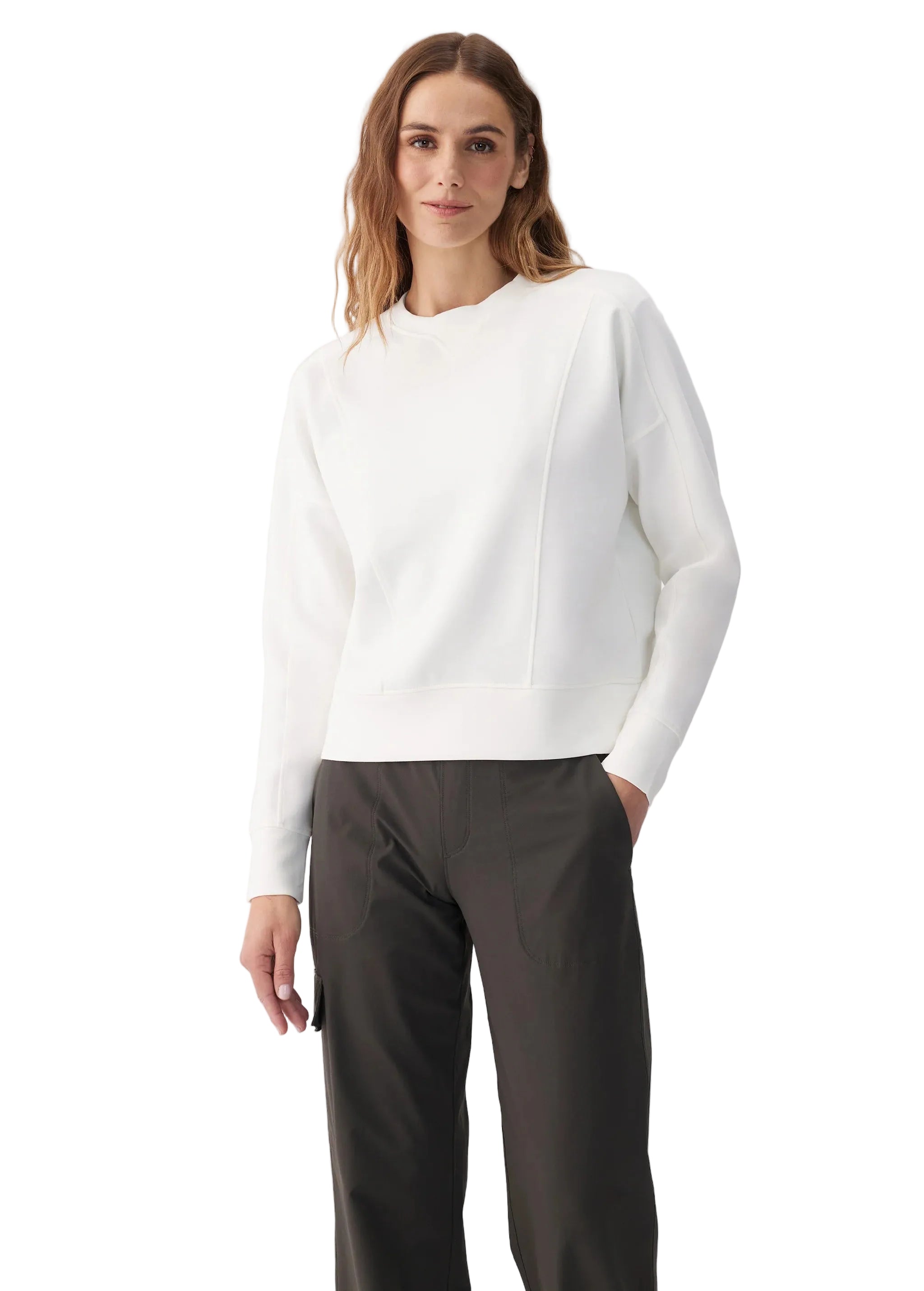  lsw4815
LOLË CHANDAIL À MANCHES LONGUES FLOW - FEMME - PEBBLE