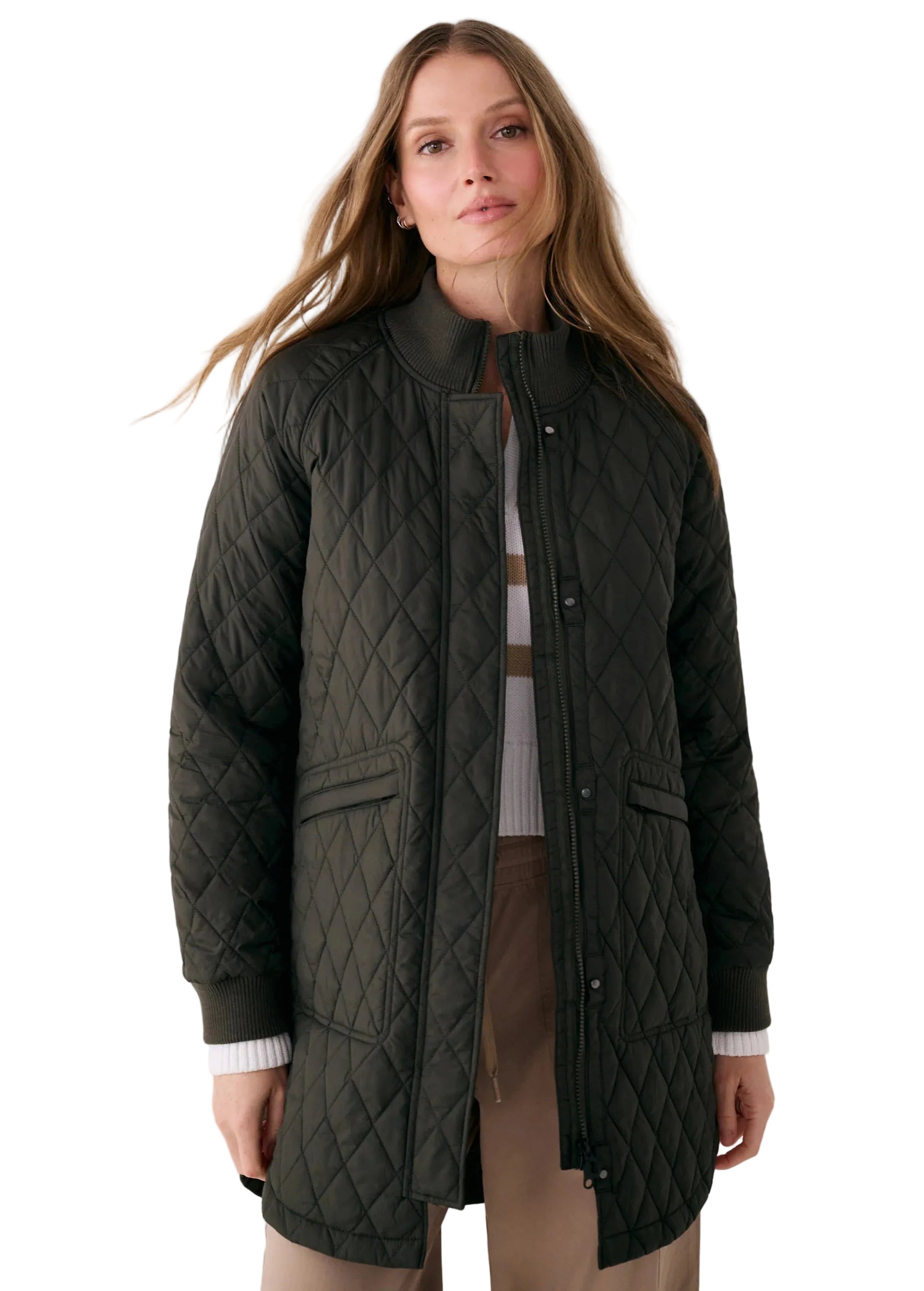 luw1017
LOLË MANTEAU SOPHIE 3/4 BOMBER - FEMME - OLIVE