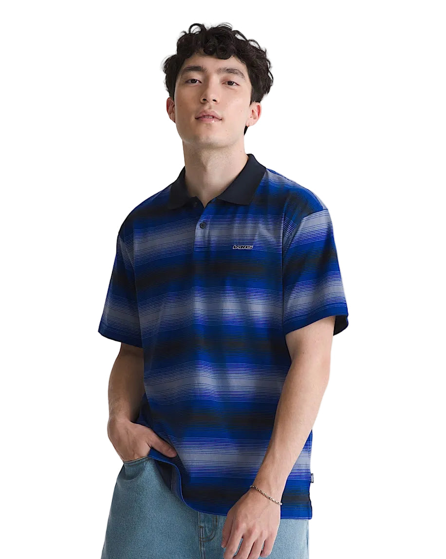  vn000tbh
VANS POLO MOLINO SHADOW STRIPE - HOMME - ROYAL COBALT