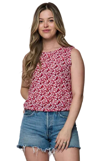 61-1053
ORB CAMISOLE GWEN - FEMME - CRIMSON FLORAL