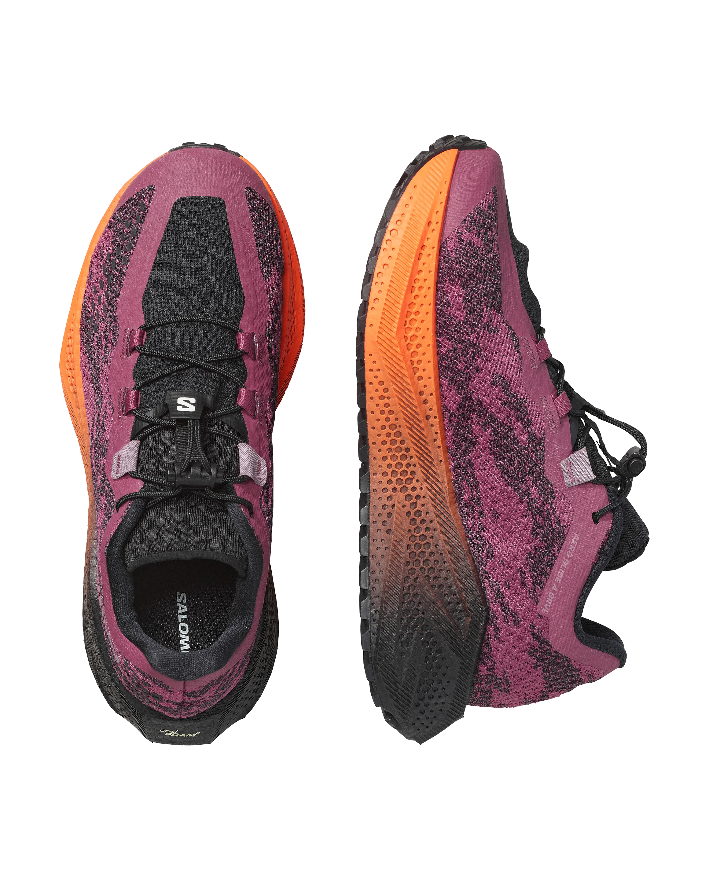SALOMON CHAUSSURES DE COURSE SUR GRAVIER AERO GLIDE 4 - FEMME