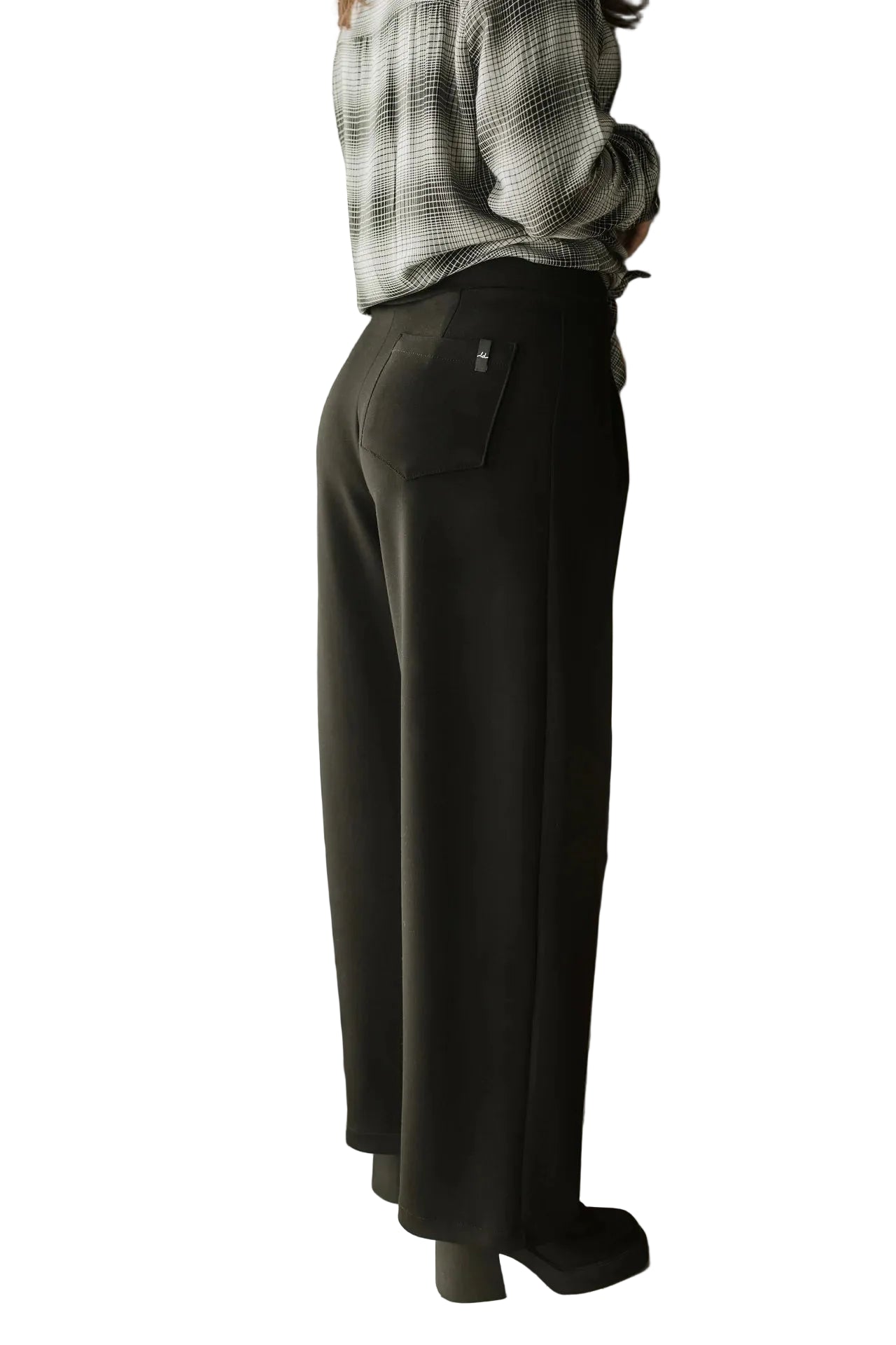 LOUVE PANTALON À PLIS SCUBA - FEMME