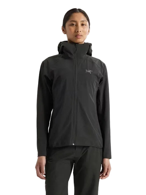  x000010608
ARC'TERYX VESTE À CAPUCHON PEU ÉPAISSE GAMMA - FEMME - NOIR