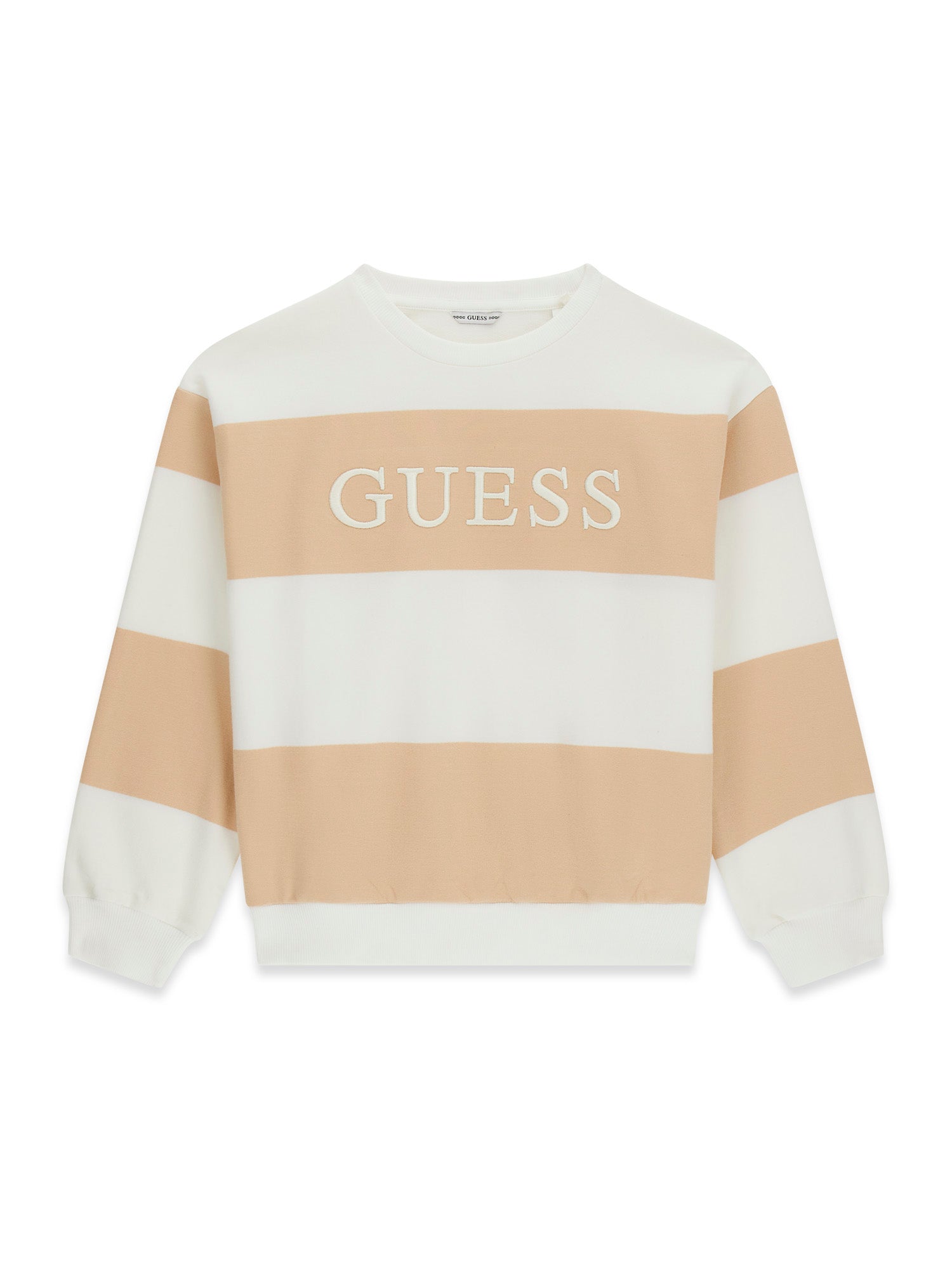  j6rq07kd174
GUESS CHANDAIL À MANCHES LONGUES ACTIVE TOP - ENFANT - WHITE/QUICK SAND STRIPES