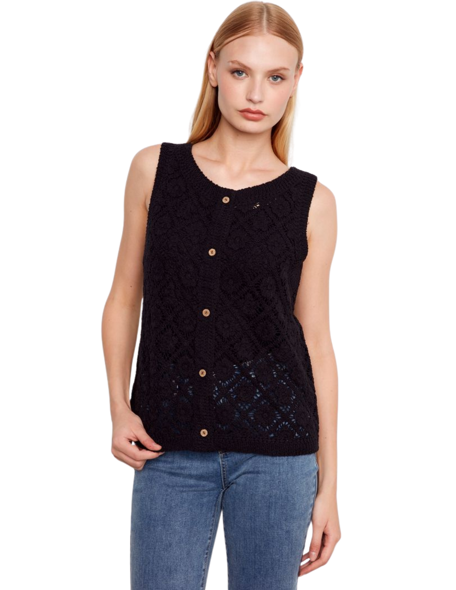 Charlie B Camisole Crochet - Femme