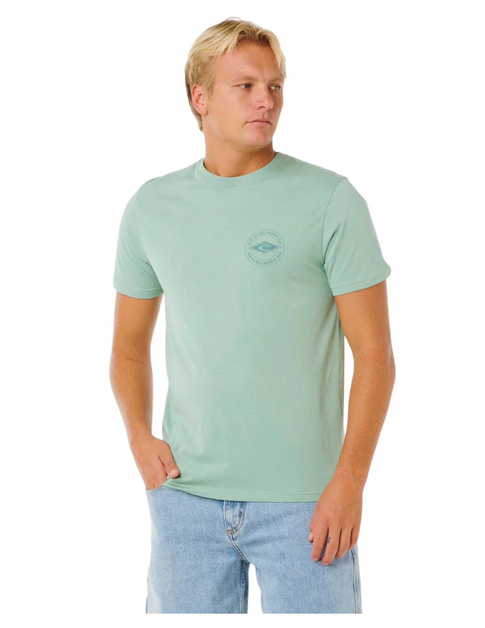  0tqmte
Rip Curl T-Shirt Staple - Homme - ALOE/3237