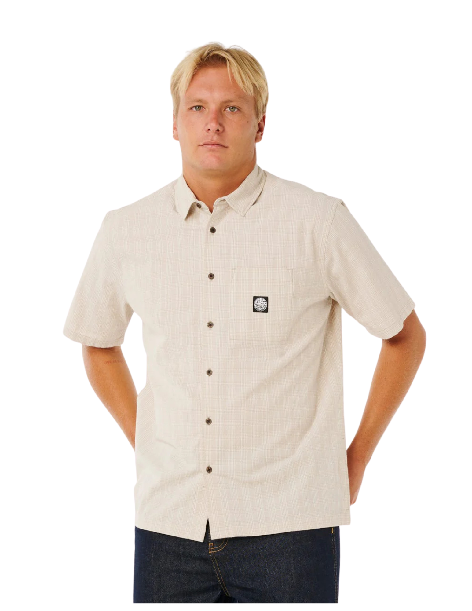  06omsh
Rip Curl Chemise Premium Surf Check - Homme - BONE