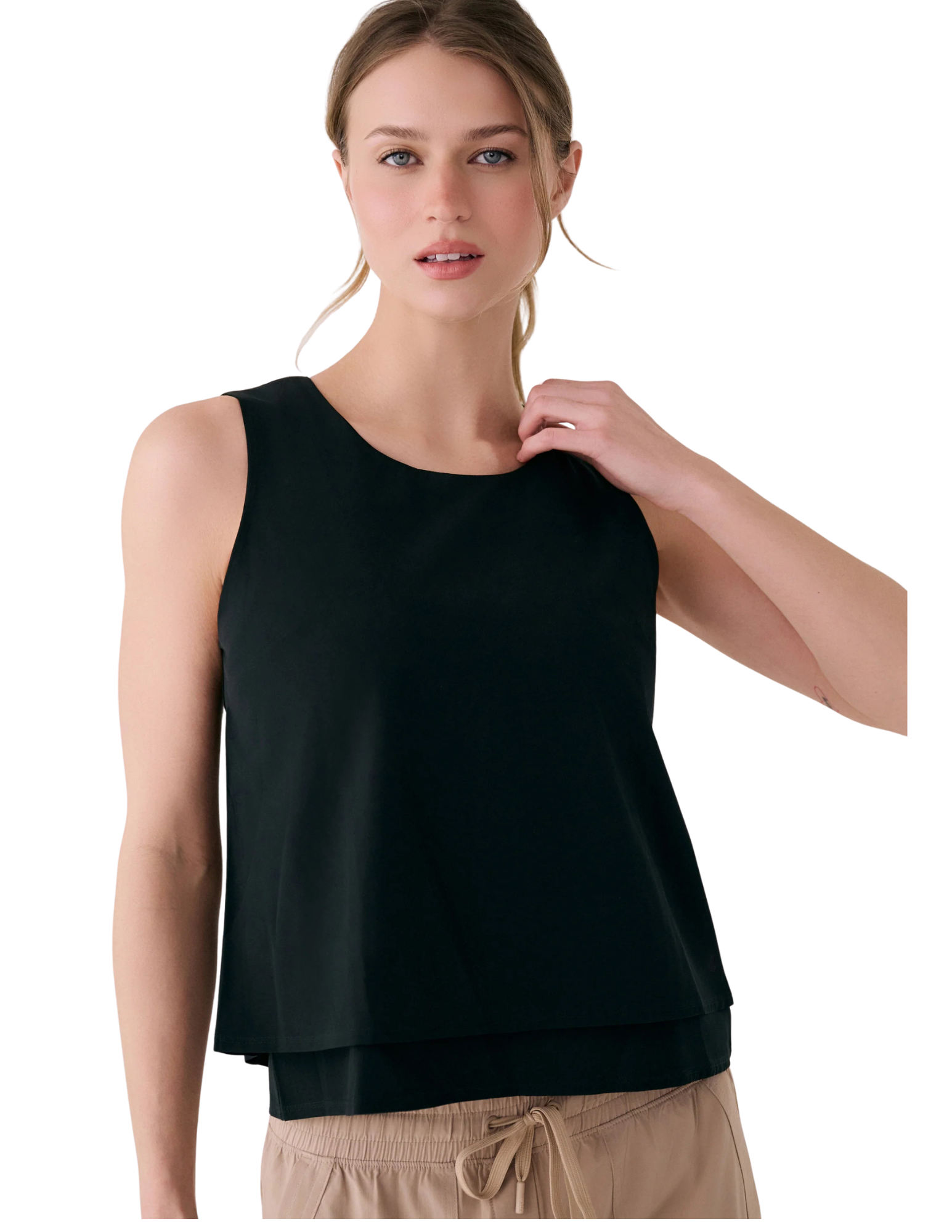 lsw4700
LOLË CAMISOLE DOUBLE OLIVIE - FEMME - BLACK BEAUTY