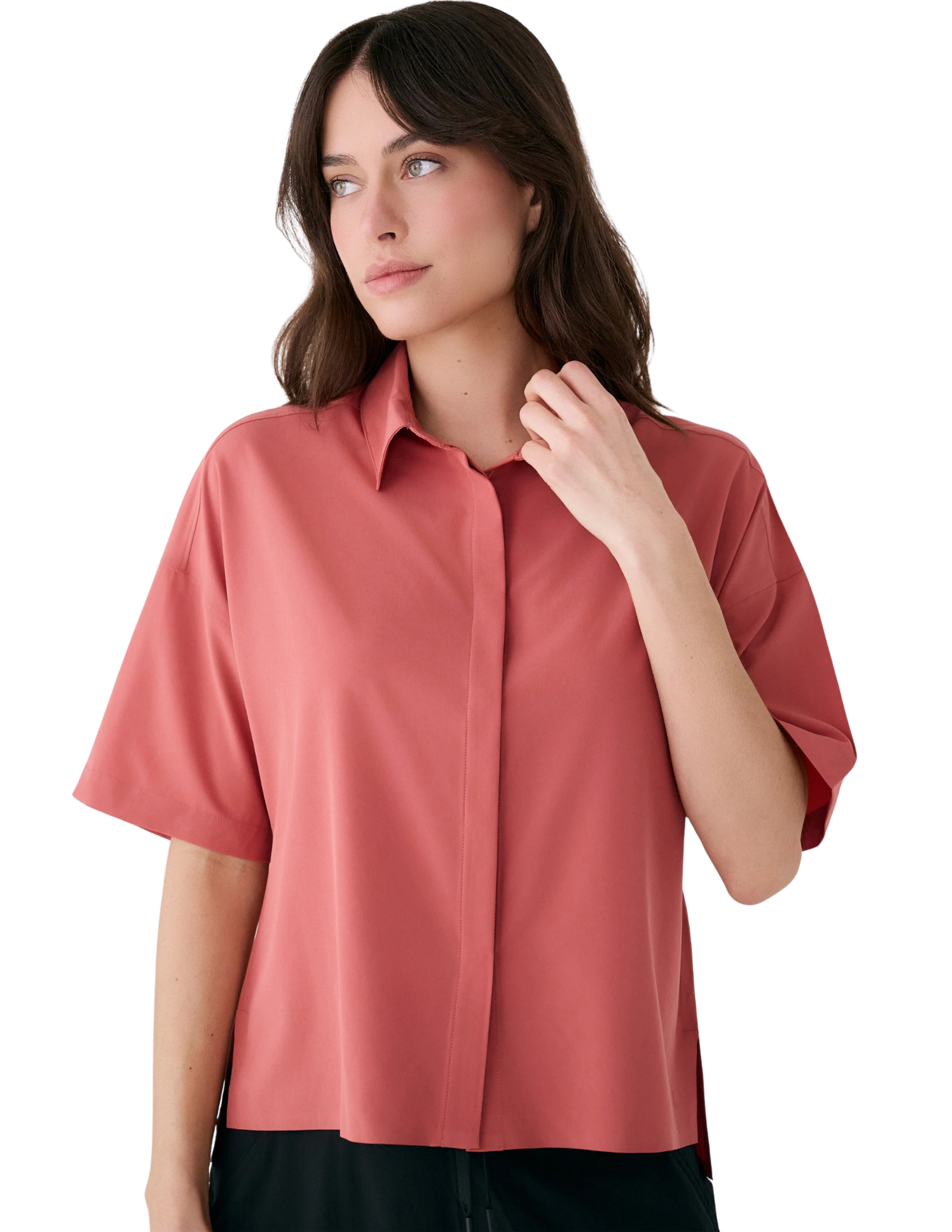  lsw4699
LOLË CHEMISE OLIVIE - FEMME - TERRA ROSA