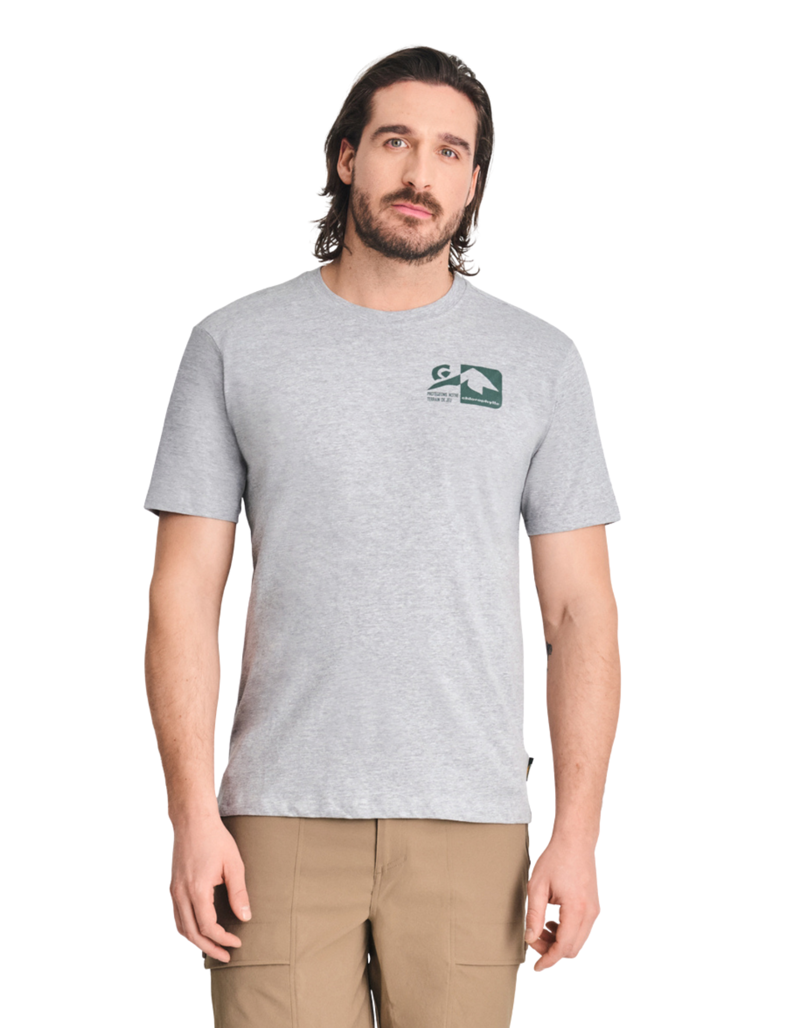 18712
Chlorophylle T-Shirt Géo - Homme - GRIS CHINÉ