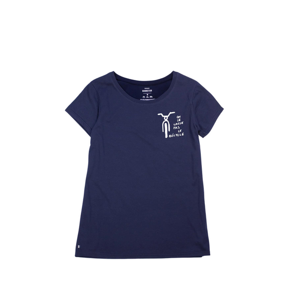 Bonnetier T-Shirt on Se Casse Pas Le Bécycle - Femme  f23-aha012-19
