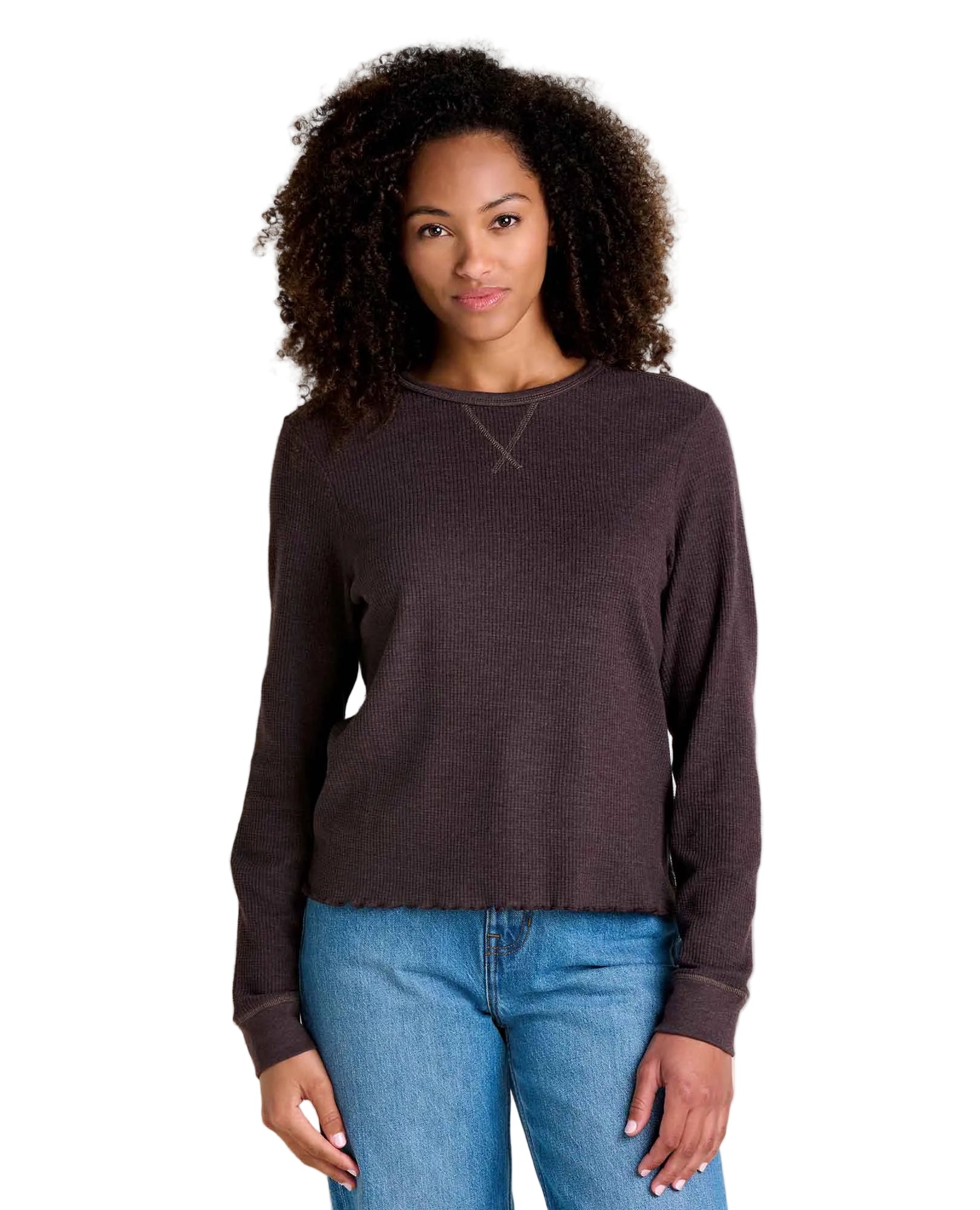  t1241407
TOAD&CO CHANDAIL À MANCHES LONGUES FOOTHILL CREW - FEMME - RAISIN/506