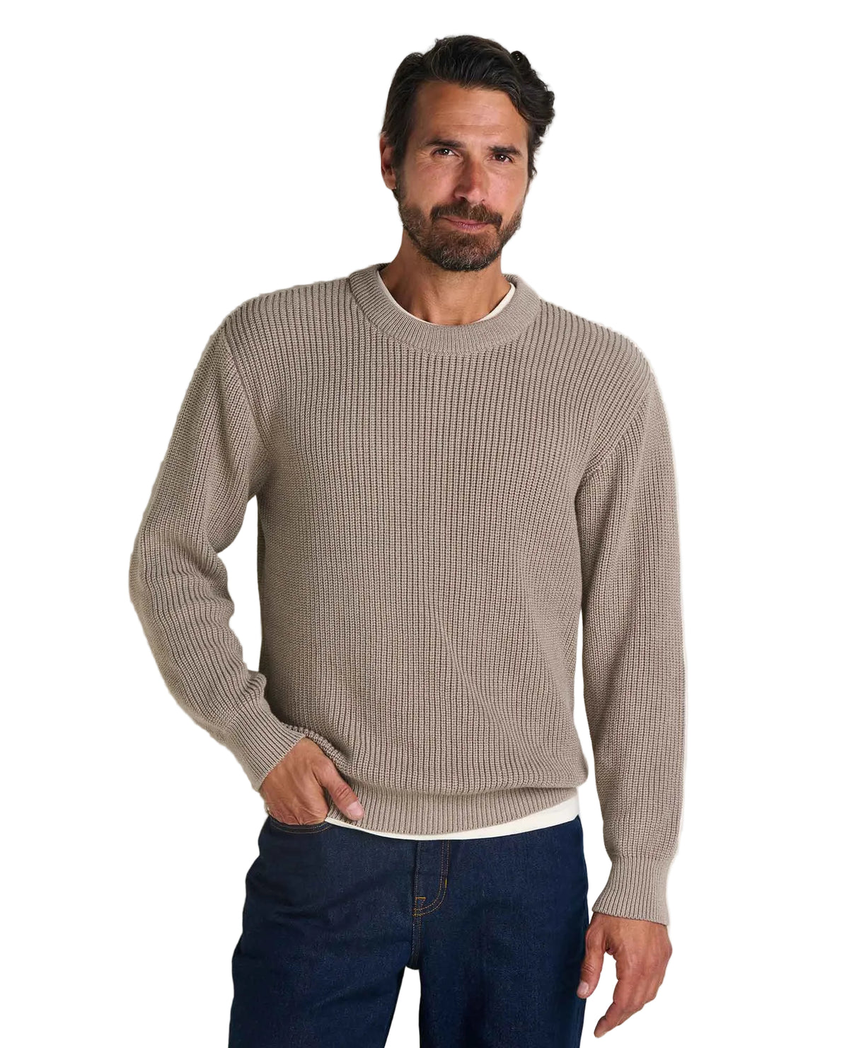  t2231202
TOAD&CO CHANDAIL À MANCHES LONGUES BUTTE CREW - HOMME - DARK CHINO/813