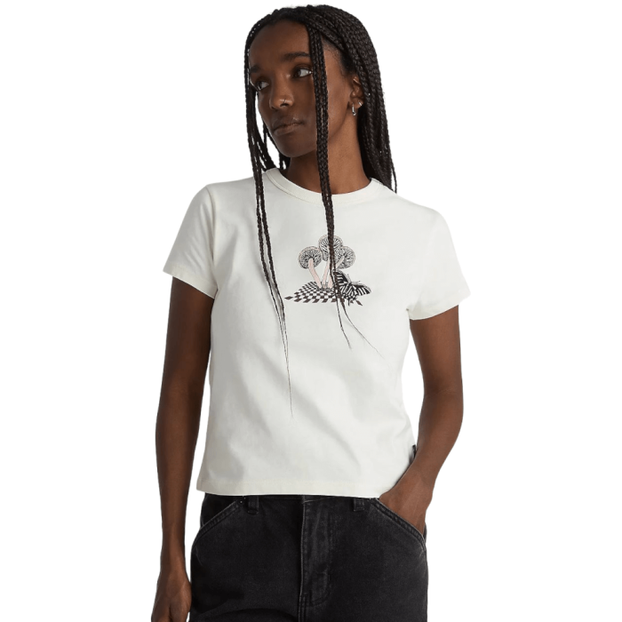T shirt vans femme gris sales