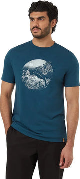 Tentree T-Shirt Sketched Portal - Homme  tcm5768 - LEGION BLUE/VINTAGE WHITE