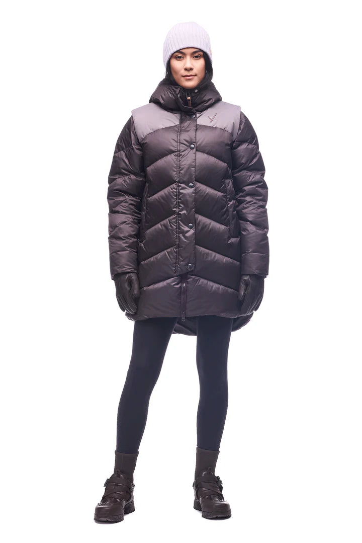  w25j0027

Indyeva Manteau Mirny - Femme - METEORITE/DUSTY LILAC CB