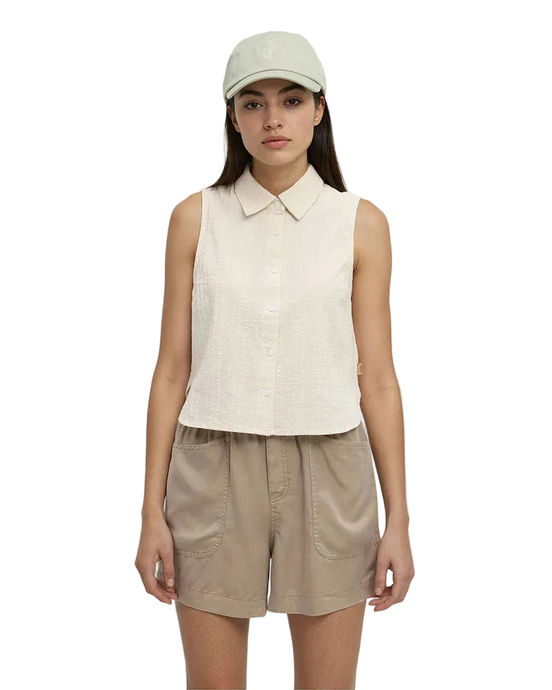  tcw6473
TENTREE CHEMISE SANS MANCHES ROBINS - FEMME - WHITE OAK/6027