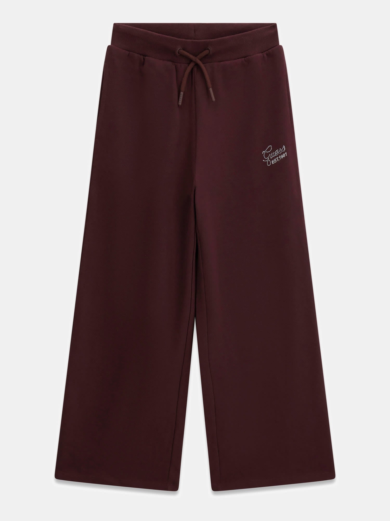  j6yb15k3935
GUESS PANTALON FRENCH TERRY PALAZZO ACTIVE 8-14 ANS - ENFANT - DEEP MAROON