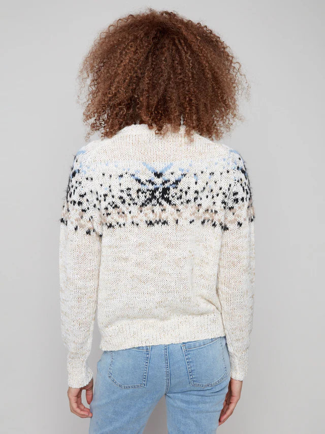 Charlie B Chandail Jacquard Knit - Femme