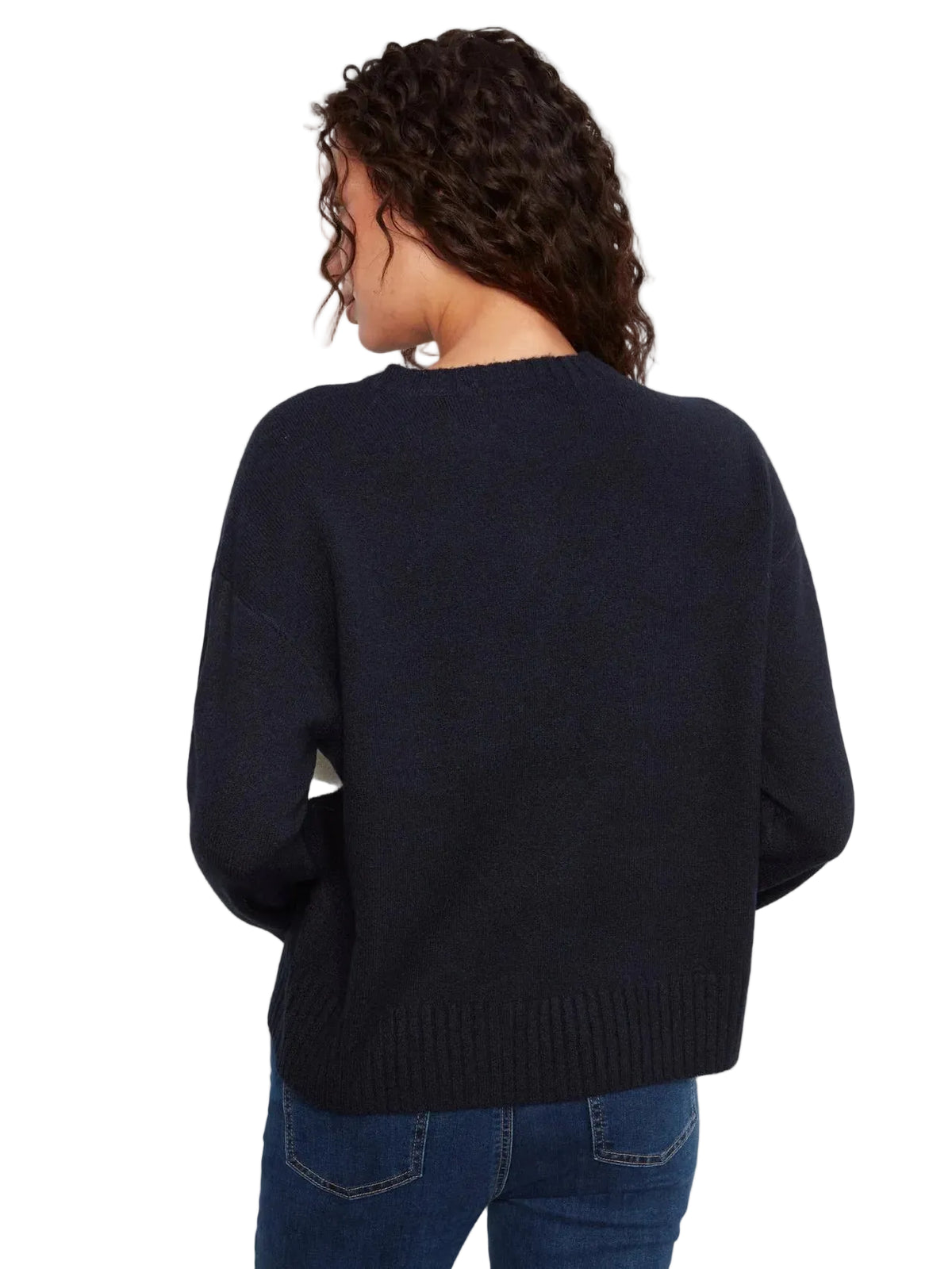 CHARLIE B CHANDAIL À MANCHES LONGUES CREW NECK ARGYLE JACQUARD - FEMME