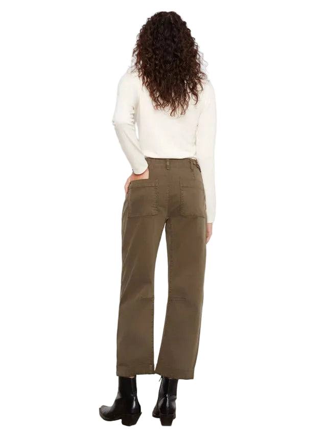 CHARLIE B PANTALON SMOOTH TWILL BARREL LEG - FEMME