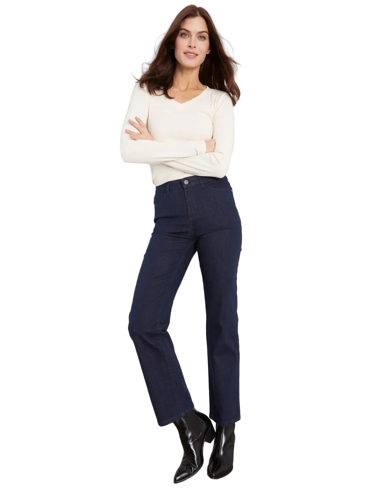  c5584rr-431a
CHARLIE B PANTALON STRAIGHT LEG STRETCH DENIM - FEMME - BLEU NOIR