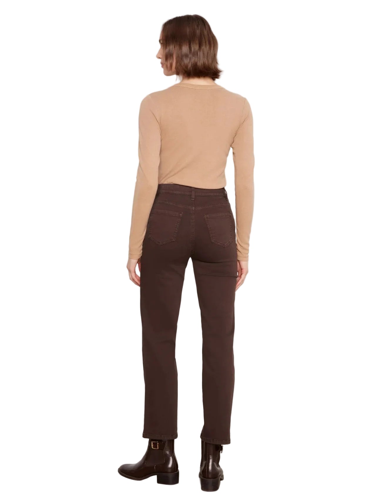CHARLIE B PANTALON STRAIGHT LEG TWILL - FEMME