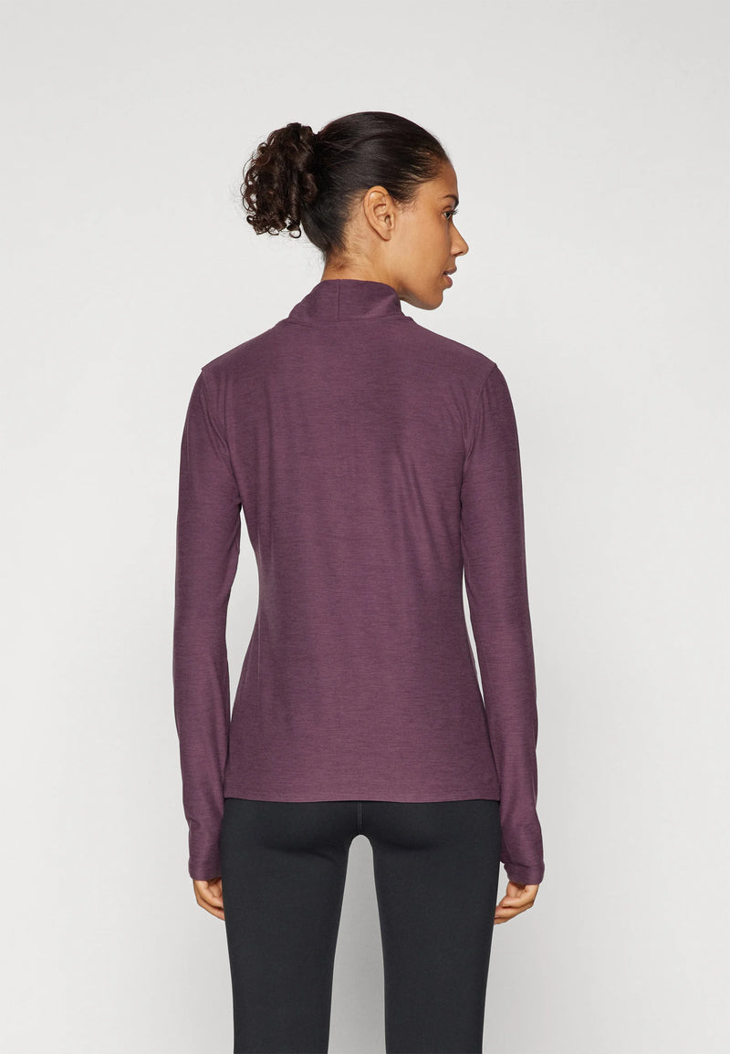 New Balance Chandail À Manches Longues Space Dye 1/4 Zip - Femme