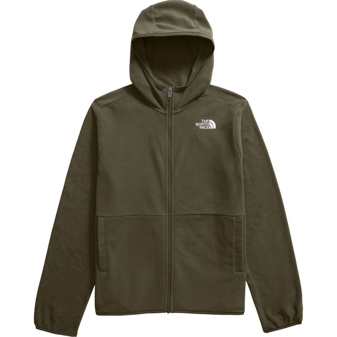The North Face Chandail À Capuchon Glacier Full Zip - Enfant nf0a8a47 NOUVEAU VERT TAUPE