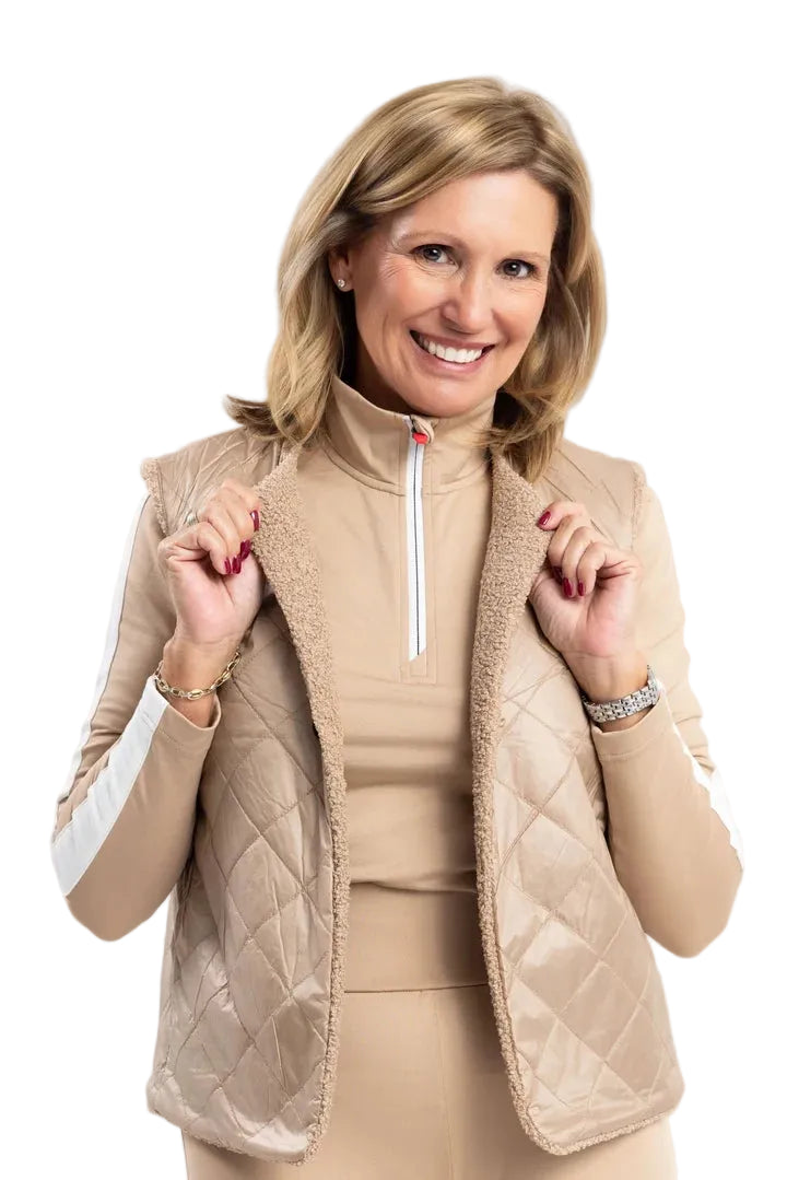 OHSHO VESTE SANS MANCHES MARINA RÉVERSIBLE - FEMME