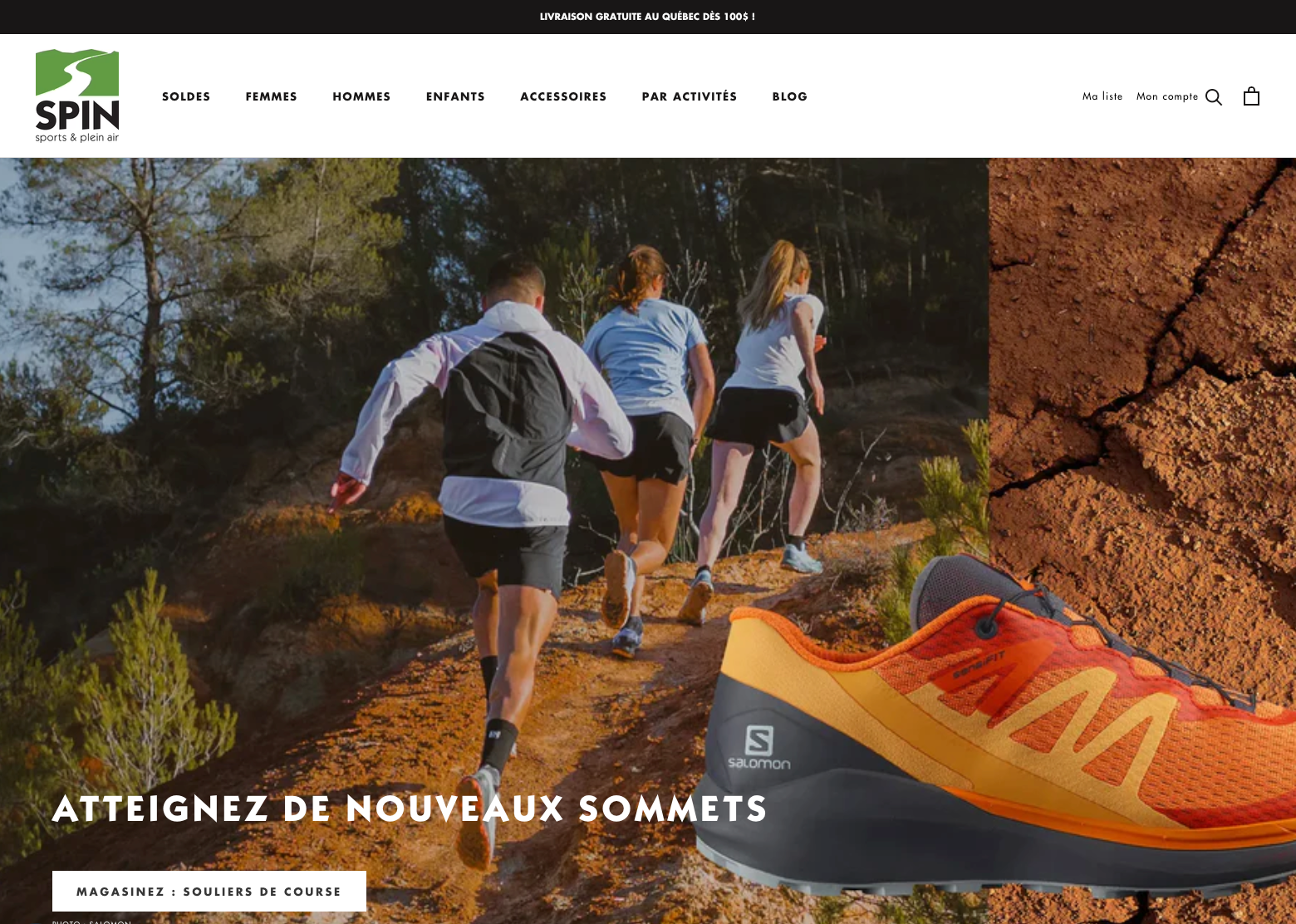 Site de chaussure sport hotsell