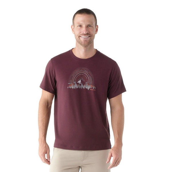 Smartwool T-Shirt Never Summer Mnt Graphic - Homme  sw002455 - EGGPLANT